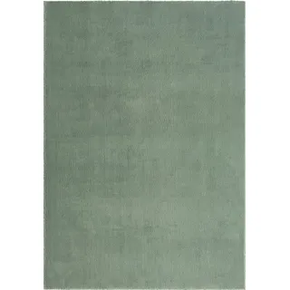 XXXLutz Teppich »Loft 37, Kunstfellteppich«, rechteckig, 16 mm Höhe, weich und kuschelig, Fell Haptik, Anti-Rutsch-Unterseite, grün - 240x340 cm