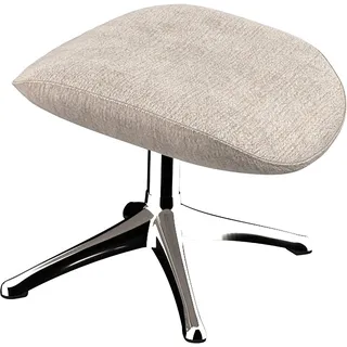 flexlux Hocker Marinella Brescia-Stoff 59 x 41 x 46 cm Beige