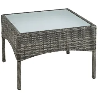 Estexo Beistelltisch 58 x 58 x 42 cm Anthrazit/Grau