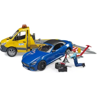 Bruder 02675 - MB Sprinter Autotransporter mehrfarbig 1:16