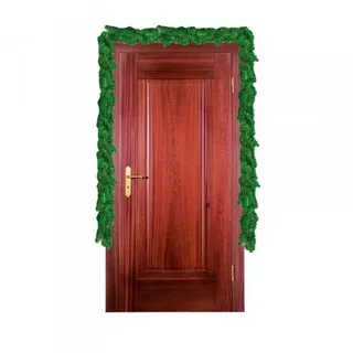 Buri Tannengirlande Weihnachtsgirlande 5x 2,7m Maibaum Weihnachtsdeko Türdekoration