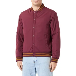 JACK & JONES Herren Jjwarrior College Bomber, Port Royale/Detail:with Tippings, M