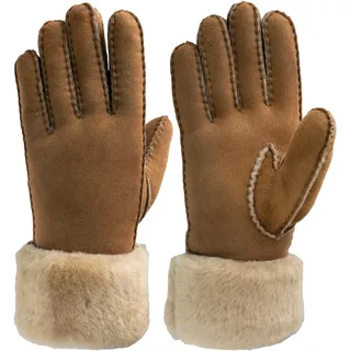 PEARLWOOD Lederhandschuhe »Emma« Atmungsaktiv, Wärmeregulierend, Wind - und Wasserabweisend