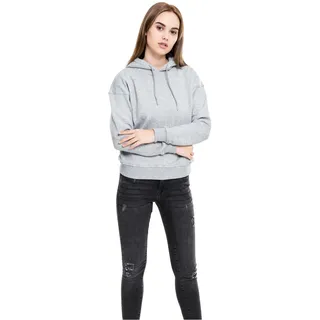 Urban Classics TB1524 Damen Kapuzenpullover Ladies Hoodie, Grau (grey 111), Small
