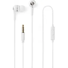 Nedis HPWD2020WT AUX 3.5mm Headphones, 1.2m - Silver/White (Kabelgebunden), Kopfhörer, Weiss