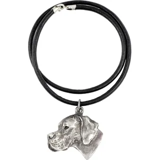 English Pointer, Englischer Pointer I - Halskette mit Hund, versilberter Anhänger für Hundefans, einzigartiger Schmuck der Marke Art-Dog