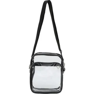 Durchsichtige Umhängetasche mit großem Fassungsvermögen, PVC-Schmutz- und Wasserabweisend, transparente Schulter