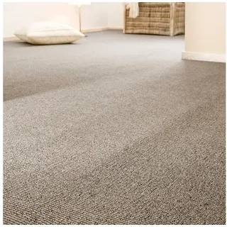 Andiamo Teppichboden »Bruce, Schlinge« rechteckig 4 mm Höhe meliert. Breite 400 cm, Wohnzimmer, strapazierfähig & robust, braun