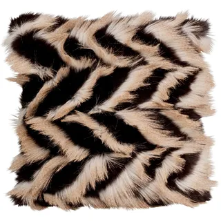 Kare Glammer 45 x 45 cm Braun/Gemustert
