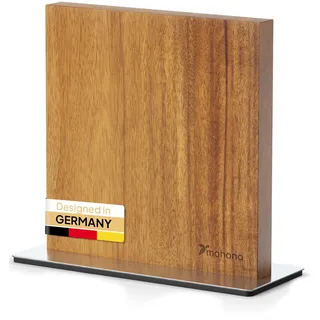 mahona Messerblock ohne Messer - Messerblock magnetisch - Messerhalter magnetisch - Magnet Messerhalter - Knife Holder - Magnetischer Messerblock - Knife Block - Messerständer - Messeraufbewahrung | mahona