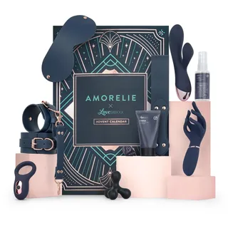 AMORELIE Erotischer Adventskalender für Paare Singles & Erwachsene | Erotik-Set für Einsteiger mit 24 sinnlichen Überraschungen (Original 2025)