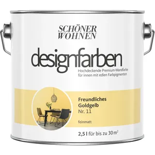 Schöner Wohnen Designfarben 2,5 l freundliches goldgelb