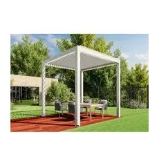 Huun Pergola Mezzo in Weiß 300 x 300 cm