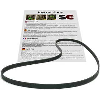 SC Solocorreas - Waschmaschinenriemen 1196 J MAEL, Schwarz