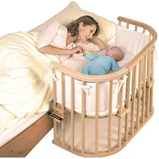 babybay Original Beistellbett seidenmatt klarlackiert