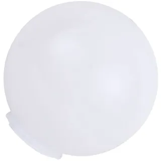 Minkissy Ersatz Lampenschirm Acryl Kugel Design Weiß Wasserdichte 250MM Ersatzschirm für Tischlampe Pendelleuchte Deckenleuchte Gartenlampe 95 MM Bajonett Wohnzimmer Outdoor Garten