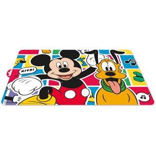 2332; Linsen-Tischset Mickey aus Kunststoff, Maße: 43 x 29 cm