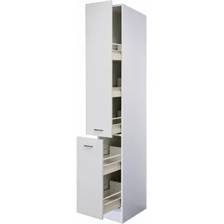 Flex-Well Apothekerschrank Wito 30 x 200 x 57 cm Weiß