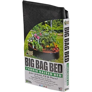SMART POT s 12100 Big Bag Bed Hochbeet aus Stoff, Schwarz