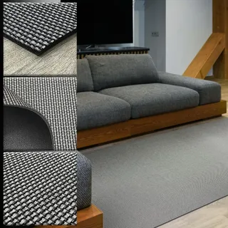 Tadi & Imperio1979 Geflochtener Vinyl-Teppich für Wohnzimmer, 100 x 150, Küchenteppich, waschbar, Outdoor-Teppich, Küchenteppich, Küchenteppich, Flurteppich