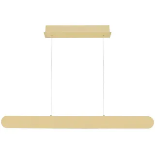 Dieter Knoll Led-Hängeleuchte , Messingfarben , Metall , Uni , länglich , 7.5x150x115 cm , RoHS, Europäischer Sicherheitsstandard, Ce , höhenverstellbar, 3 Helligkeitsstufen , Lampen & Leuchten, Leuchtenserien