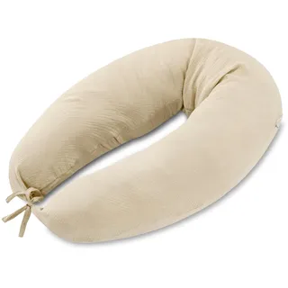 Totsy Baby Seitenschläferkissen Schlafkissen für Seitenschläfer 190 cm - Kuschelkissen Pregnancy Pillow Pillows for Sleeping Lagerungskissen Langes Kissen mit Musselin Bezug Oeko-Tex