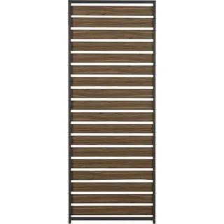 Horizontal-Wand Mirador 93 cm für 3 m Wand Ebenholz Braun Nachbildung