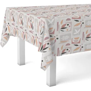 Martina Home Wachstuchtischdecke Segre, 140 x 140 cm, Pink