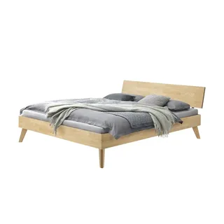 Hasena Massivholzbett Ancona 180 x 200 cm Holz Eiche Bianco