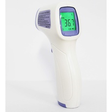 Techealth - Infrarot Thermometer - Kontaktlos - Temperaturmessgerät mit Schneller Messung - Klare Ergebnisse und Farbige Fieberanzeige - Schnelle Temperaturmessung