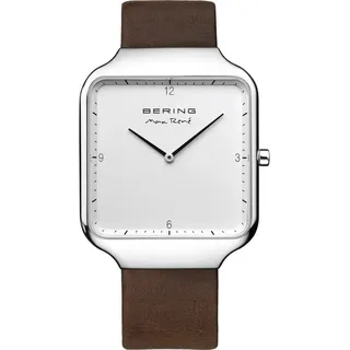 Bering Herren Uhr Armbanduhr Max René Ultra Slim - 15836-504 Leder