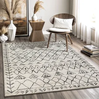 Sanat Boho 8200 Kurzflorteppich 160 x 230 cm Creme