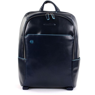 Piquadro Blue Square Rucksack Leder 39 cm Laptopfach nachtblau