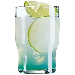 Arcoroc ARC 13831 Campus Trinkglas, Wasserglas, Saftglas, 220ml, Glas, transparent, 6 Stück