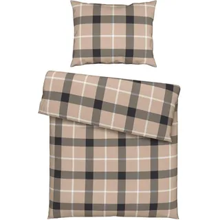 Esposa Bettwäsche , Anthrazit, Naturfarben , Textil , Karo , 140x200 cm , pflegeleicht, atmungsaktiv, hautfreundlich, schadstoffgeprüft, bio , Heimtextilien, Bettwäsche & Leintücher, Bettwäsche, Flanell-Bettwäsche