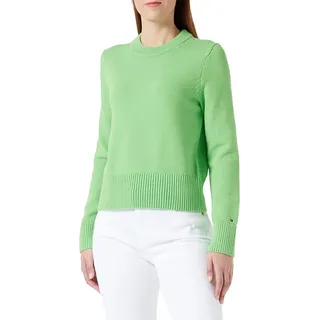 Tommy Hilfiger Damen Pullover 1985 Strickpullover, Grün (Spring Lime), L