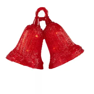 Fééric Lights and Christmas Weihnachtsglocken LED rot