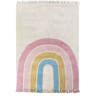 Beliani Tatarli Kinderteppich 140 x 200 cm Beige