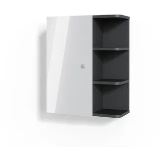 Vicco Badschrank Fynn Weiß Hochglanz 47.2 x 59.2 cm