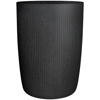 Scheurich Lineto High 38,6 Ø x 53,9 cm Stony Black