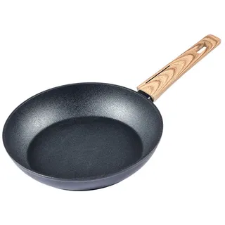 Schäfer Bratpfanne Ø 28cm "Wood" Pfanne Antihaftbeschichtung für alle Herdarten