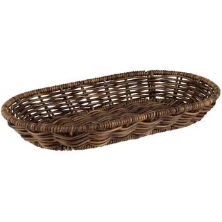 APS Korb oval „COVE“ Polypropylen Braun
