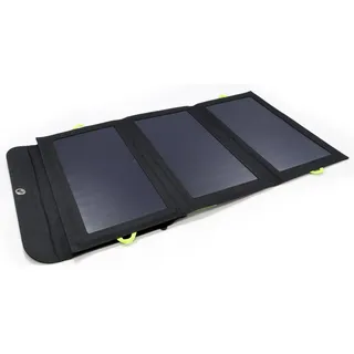 Basic Nature Solar-Ladegerät Powerbank 5V/21W schwarz