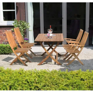 Siena Garden Paleros Klappstuhl 44,5 x 65 x 97 cm natur