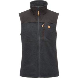 Fjällräven BUCK Fleece Vest M Herren - Fleeceweste - schwarz|grau