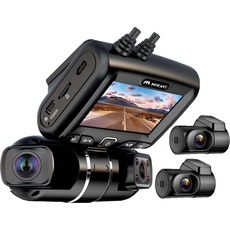 Mikavi Videoregisseur Wide Videoregisseur PQ7 4CH (Eingebautes Display, Full HD), Dashcam
