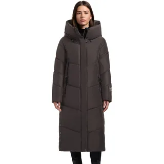 khujo Steppmantel »PULSET MATT« große Kapuze, Reißverschlusstaschen