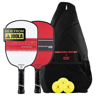 Joola Agassi/graf Champion Pickleball-set - Black / Red / White - One Size