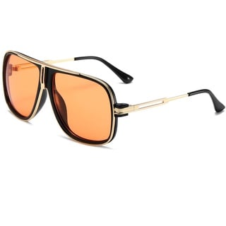 SHEEN KELLY Retro 80er Vintage Piloten Sonnenbrillen Metall Damen Herren Die klassische eyewear Neutral Große Transparente brillen Luxus