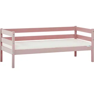 Hoppekids Einzelbett »ECO Comfort Kinderbett, Kiefer Massivholz, Jugendbett inkl. Rollrost«, 70x160 cm, wahlweise in verschieden Farben/ Matratze/ Absturzsicherung, rosa